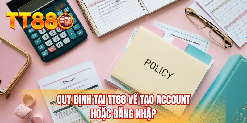 Quy định tại TT88 về tạo account hoặc đăng nhập